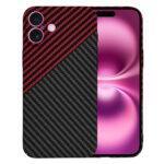 Coque Techsuit Carbonite FiberShell pour iPhone 16 Plus - Red Vortex