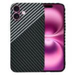 Coque Techsuit Carbonite FiberShell pour iPhone 16 Plus - Stealth Gray