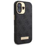 Coque Guess Hardcase 4G Logo Plate MagSafe pour iPhone 16 - Black – Image 4