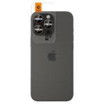 Lot de 2 protections d'objectif Spigen Optik.tR EZ Fit Pro Camera Glass pour iPhone 16 Pro - Desert Titanium – Image 2