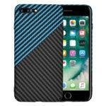 Coque Techsuit Carbonite FiberShell pour iPhone 7 Plus / iPhone 8 Plus - Blue Pulse