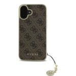 Coque Guess Hardcase 4G Charms Collection pour iPhone 16 Plus - Brown – Image 2