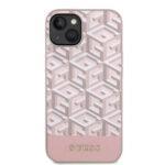 Coque Guess GCube Stripes MagSafe pour iPhone 14 - Pink – Image 3