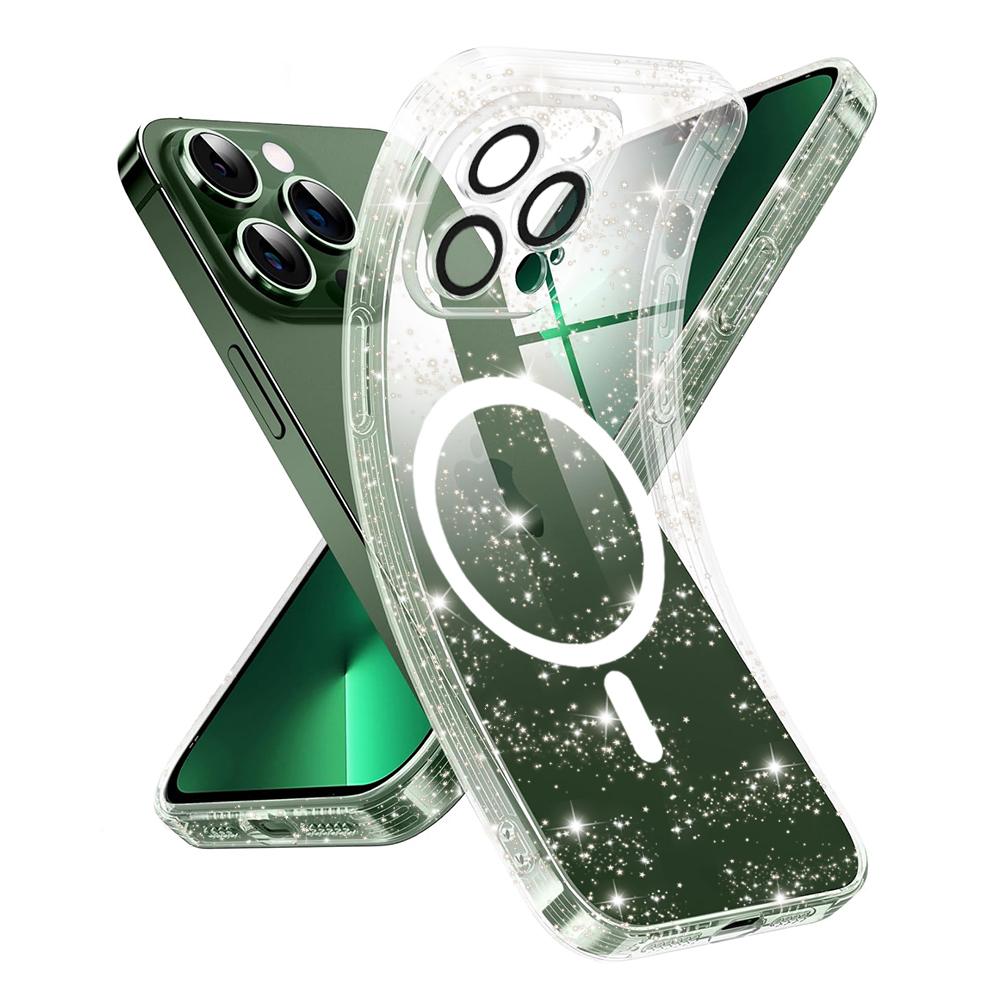 1738597 Coque Techsuit SparkleSkin MagSafe Series pour iPhone 13 Pro - Clear – Image 1