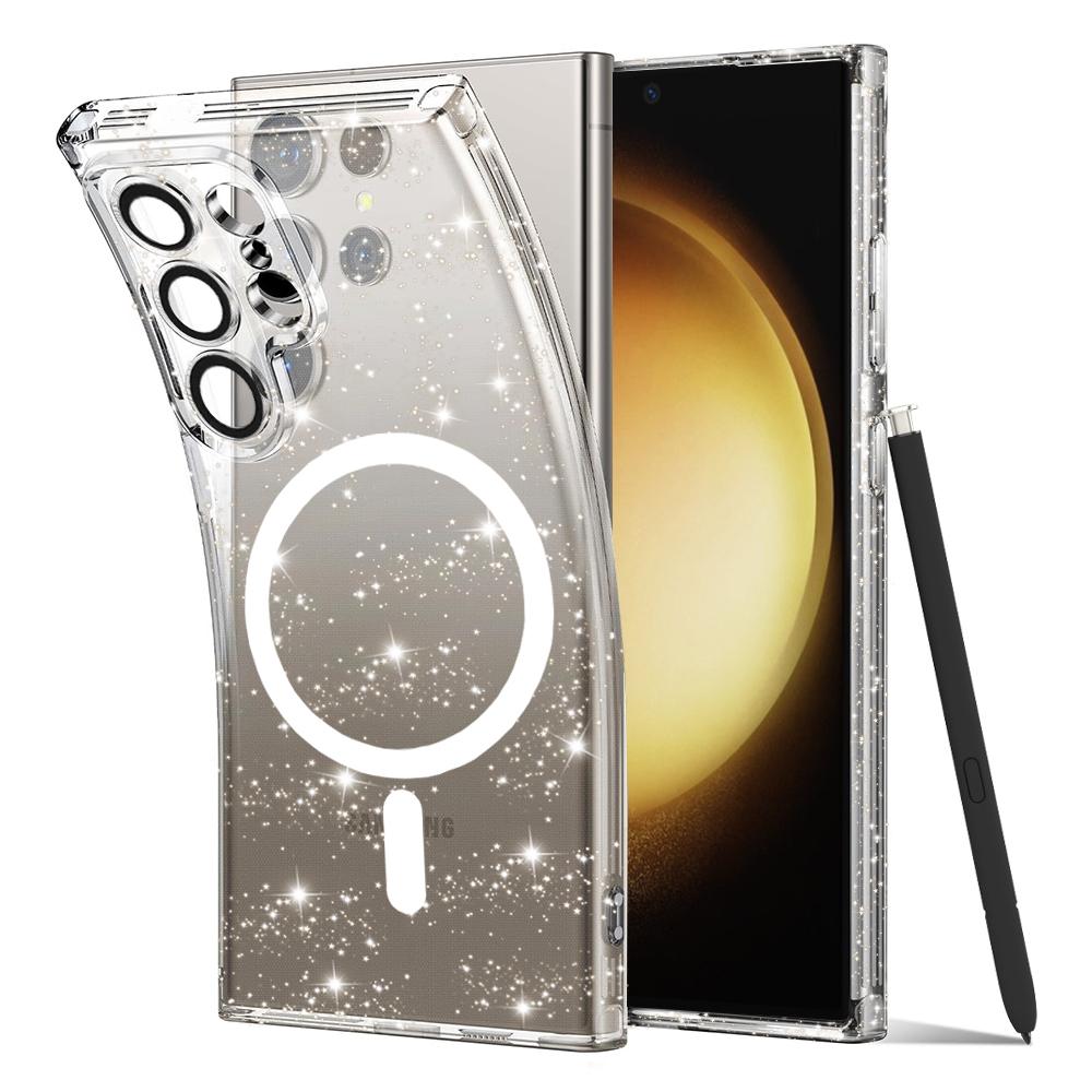 1739689 Coque Techsuit SparkleSkin MagSafe Series pour Samsung Galaxy S23 Ultra - Clear – Image 1