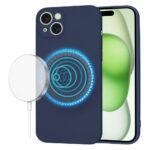 Coque Techsuit SoftFlex MagSafe pour iPhone 15 Plus - Navy Blue