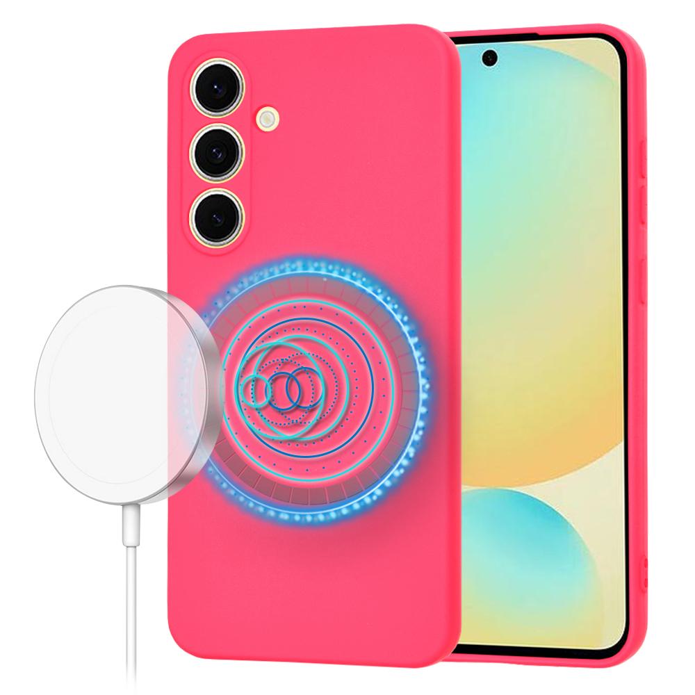 1756261 Coque Techsuit SoftFlex MagSafe pour Samsung Galaxy S24 FE - Hot Pink – Image 1