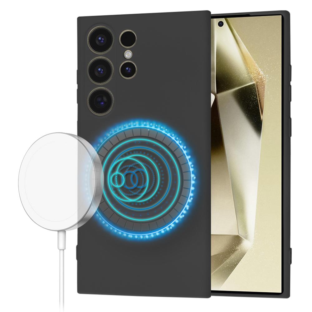 1758247 Coque Techsuit SoftFlex MagSafe pour Samsung Galaxy S24 Ultra - Black – Image 1