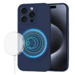 Coque Techsuit SoftFlex MagSafe pour iPhone 15 Pro - Navy Blue