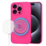 Coque Techsuit SoftFlex MagSafe pour iPhone 15 Pro - Hot Pink