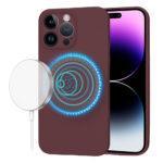 Coque Techsuit SoftFlex MagSafe pour iPhone 14 Pro Max - Plum Red