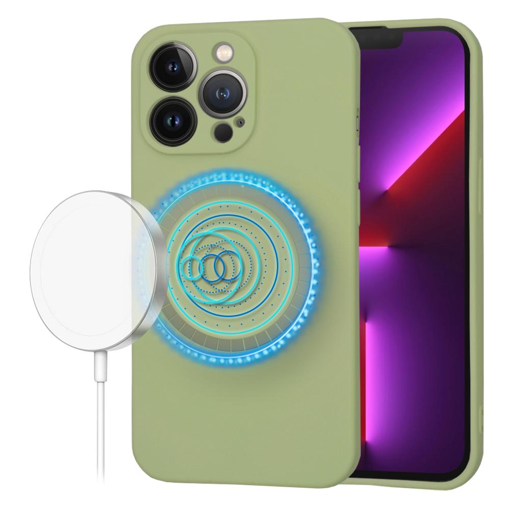 1764445 Coque Techsuit SoftFlex MagSafe pour iPhone 13 Pro - Matcha – Image 1