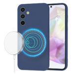 Coque Techsuit SoftFlex MagSafe pour Samsung Galaxy A35 - Navy Blue