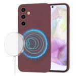 Coque Techsuit SoftFlex MagSafe pour Samsung Galaxy A35 - Plum Red