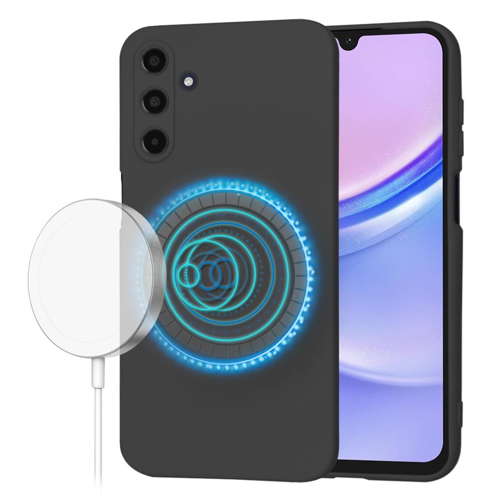 1765687 Coque Techsuit SoftFlex MagSafe pour Samsung Galaxy A15 4G / A15 5G - Black – Image 1