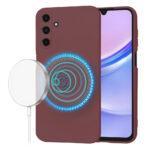 Coque Techsuit SoftFlex MagSafe pour Samsung Galaxy A15 4G / A15 5G - Plum Red