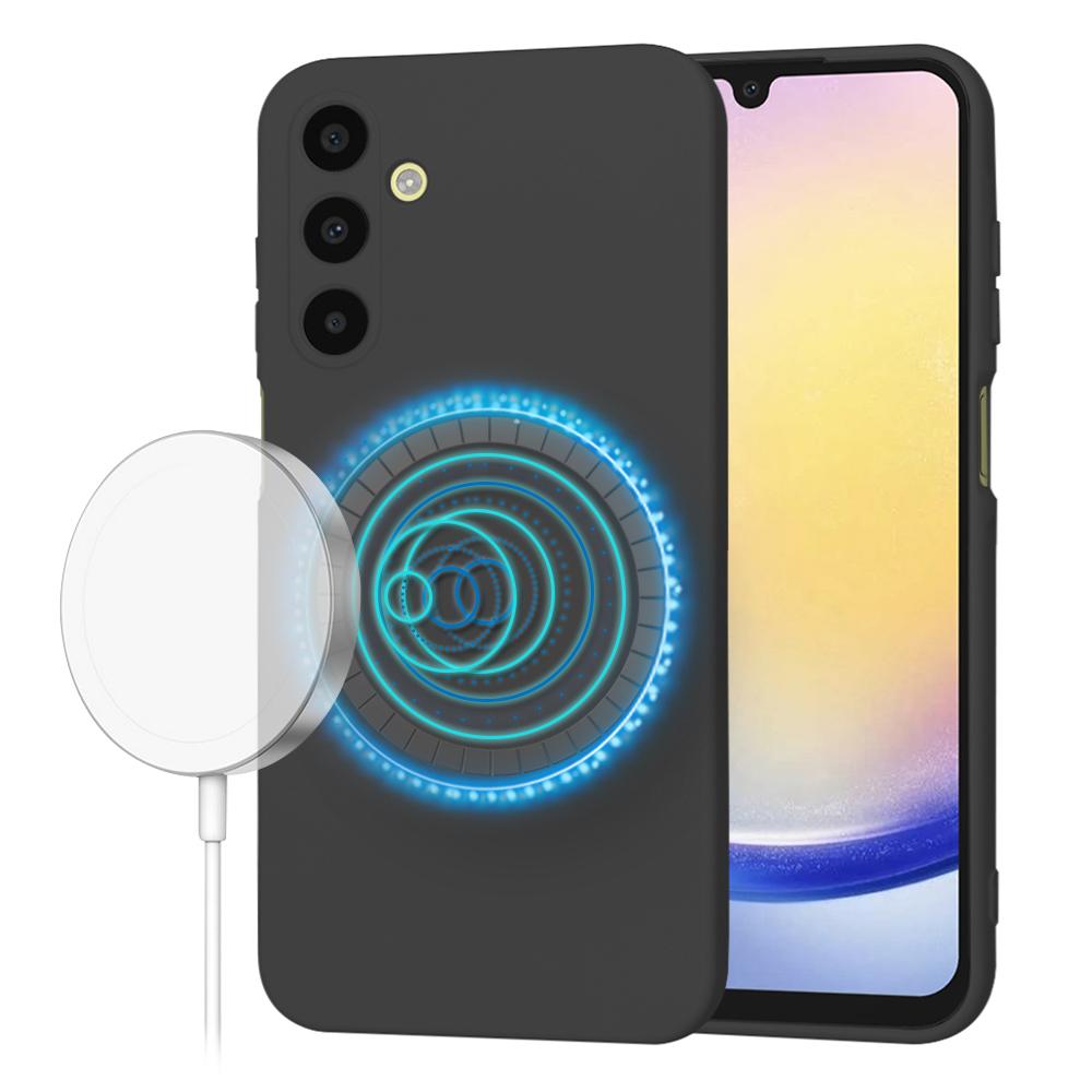 1766395 Coque Techsuit SoftFlex MagSafe pour Samsung Galaxy A25 - Black – Image 1