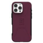 Coque UAG Civilian MagSafe pour iPhone 16 Pro Max - Bordeaux – Image 6