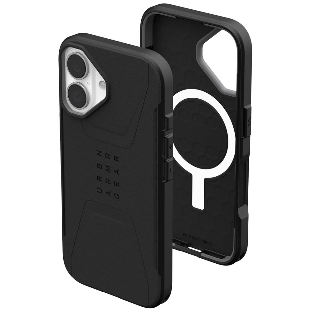 1775887 Coque UAG Civilian MagSafe pour iPhone 16 - Black – Image 1