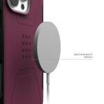 Coque UAG Civilian MagSafe pour iPhone 16 Pro Max - Bordeaux – Image 2