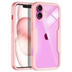 Coque intégrale Techsuit ColorVerse 360 pour iPhone 16 Plus - Pink