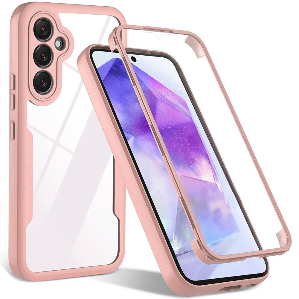 1782397 Coque intégrale Techsuit ColorVerse 360 pour Samsung Galaxy S24 FE - Pink – Image 1