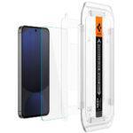 Lot de 2 protections d'écran Spigen Glas.tR EZ-FIT pour Samsung Galaxy S24 FE / Galaxy A56 - Clear – Image 2