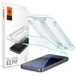 Lot de 2 protections d'écran Spigen Glas.tR EZ-FIT pour Samsung Galaxy S24 FE / Galaxy A56 - Clear