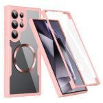 Coque intégrale Techsuit ColorVerse 360 MagSafe pour Samsung Galaxy S24 Ultra - Pink