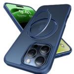 Coque Torras Ostand Pro MagSafe Series pour iPhone 16 Pro - Navy Blue – Image 5