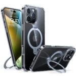 Coque Torras Ostand Spin MagSafe Series pour iPhone 16 Pro - Clear