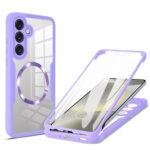 Coque intégrale Techsuit ColorVerse 360 MagSafe pour Samsung Galaxy S24 Plus - Purple