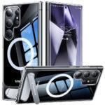 Coque Torras Pstand MagSafe pour Samsung Galaxy S24 Ultra - Clear