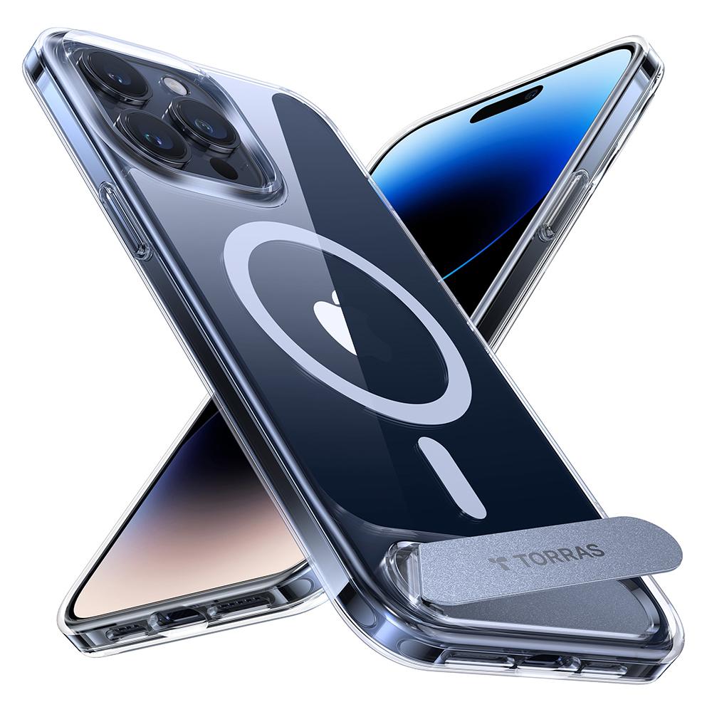 1842667 Coque Torras Pstand MagSafe pour iPhone 15 Pro Max - Clear – Image 1