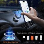 Coque Torras Pstand MagSafe pour iPhone 15 Pro Max - Navy Blue – Image 5