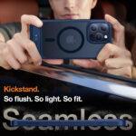 Coque Torras Pstand MagSafe pour iPhone 15 Pro Max - Navy Blue – Image 6