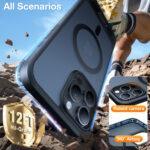 Coque Torras Pstand MagSafe pour iPhone 16 Pro Max - Black – Image 3