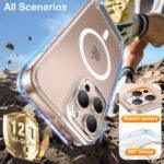 Coque Torras Pstand MagSafe pour iPhone 16 Pro Max - Clear – Image 3