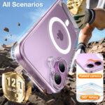 Coque Torras Pstand MagSafe pour iPhone 16 Plus - Clear – Image 2