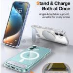 Coque Torras Pstand MagSafe pour iPhone 16 Plus - Clear – Image 6