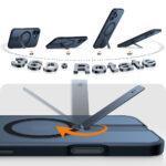 Coque Torras Pstand Spin MagSafe pour iPhone 16 - Black – Image 2
