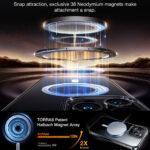 Coque Torras Diamond MagSafe Series pour iPhone 15 Pro Max - Clear – Image 5