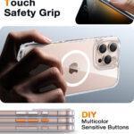 Coque Torras Diamond MagSafe Series pour iPhone 16 Pro - Clear – Image 5