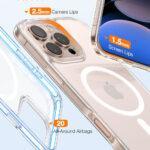 Coque Torras Diamond MagSafe Series pour iPhone 16 Pro - Clear – Image 4