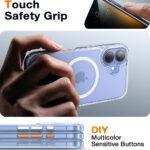 Coque Torras Diamond MagSafe Series pour iPhone 16 Plus - Clear – Image 6