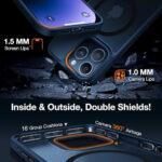 Coque Torras Guardian Magnetic Series pour iPhone 15 Pro Max - Navy Blue – Image 6