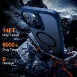 Coque Torras Guardian Magnetic Series pour iPhone 15 Pro - Navy Blue – Image 2