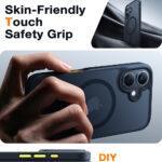 Coque Torras Guardian Magnetic Series pour iPhone 16 - Black – Image 6