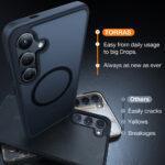 Coque Torras Guardian Magnetic Series pour Samsung Galaxy S24 Plus - Black – Image 2