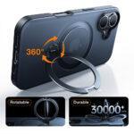 Coque Torras Ostand Spin MagSafe Series pour iPhone 16 - Black – Image 5